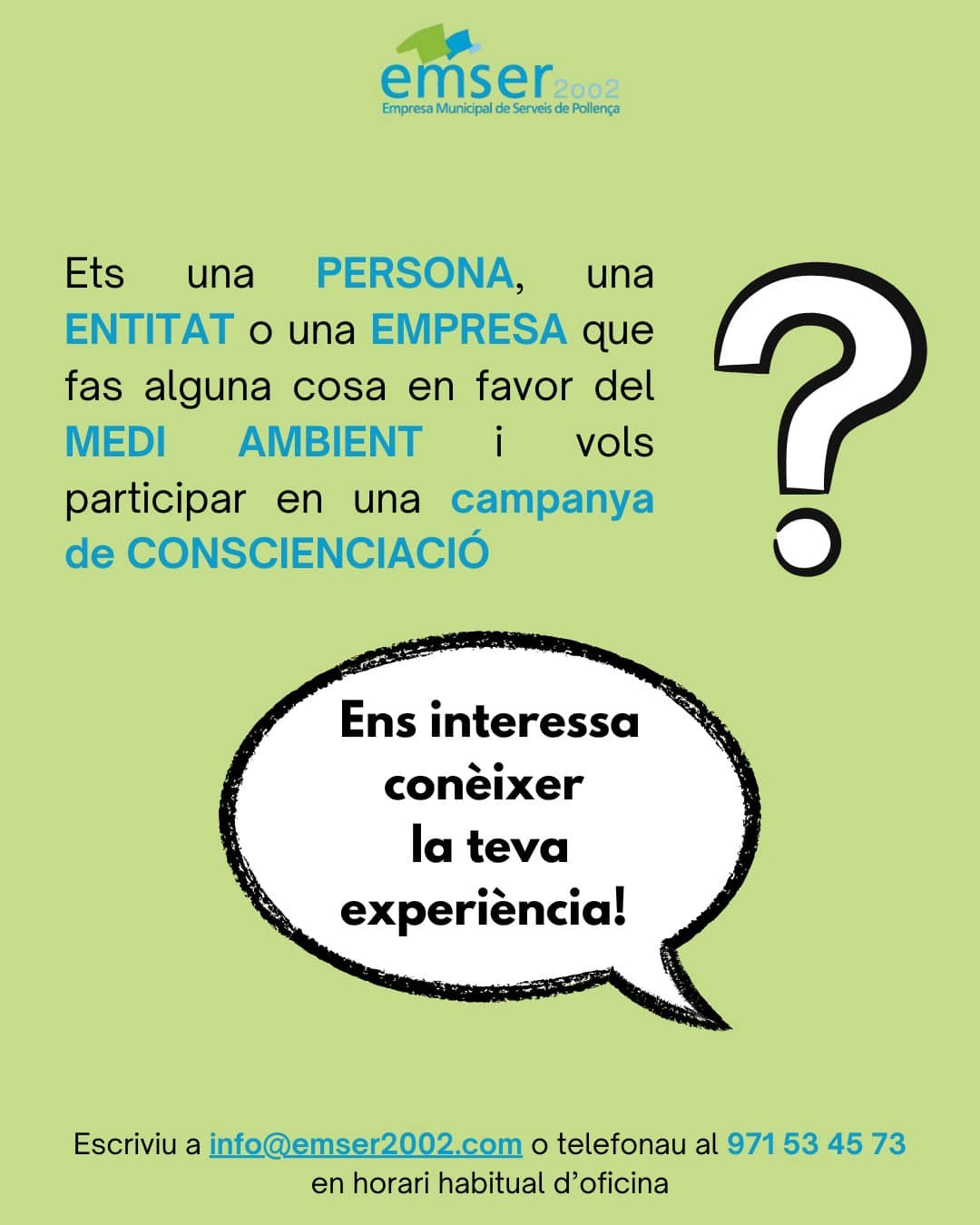 Campanya de consciencació