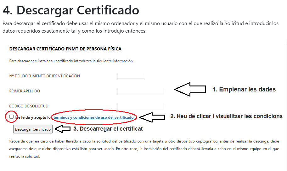 Acreditació Identitat