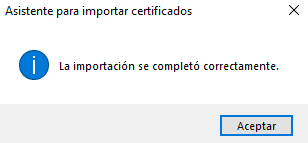 Instal·lació Certificat