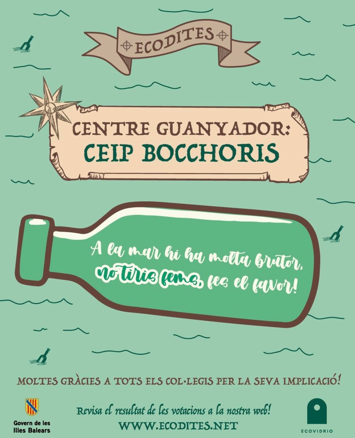 El CEIP Bocchoris del Port de Pollença guanya la campanya d’ECOdites!