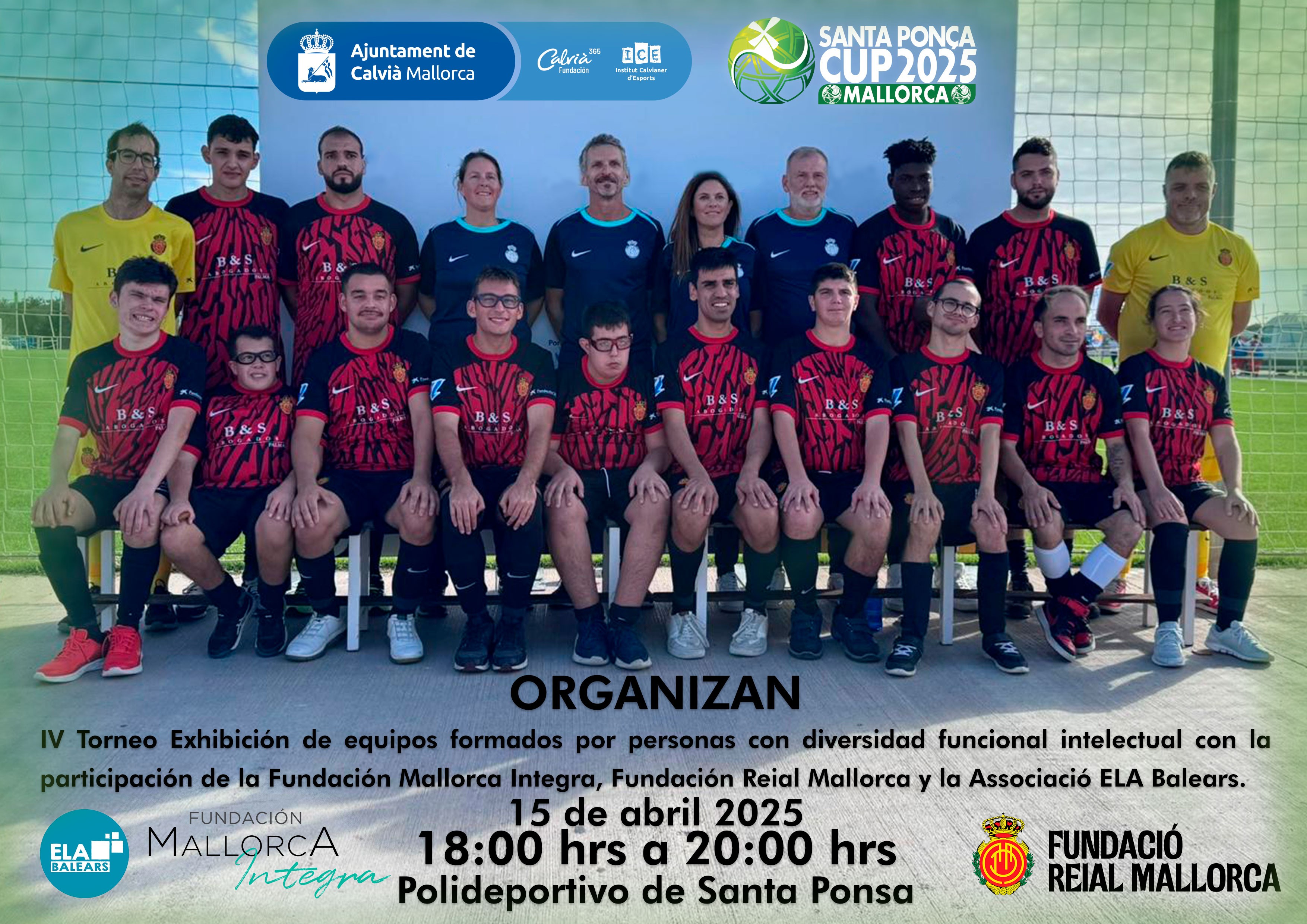 💚 Fútbol para todos: la Santa Ponsa Cup arranca con un torneo de inclusión