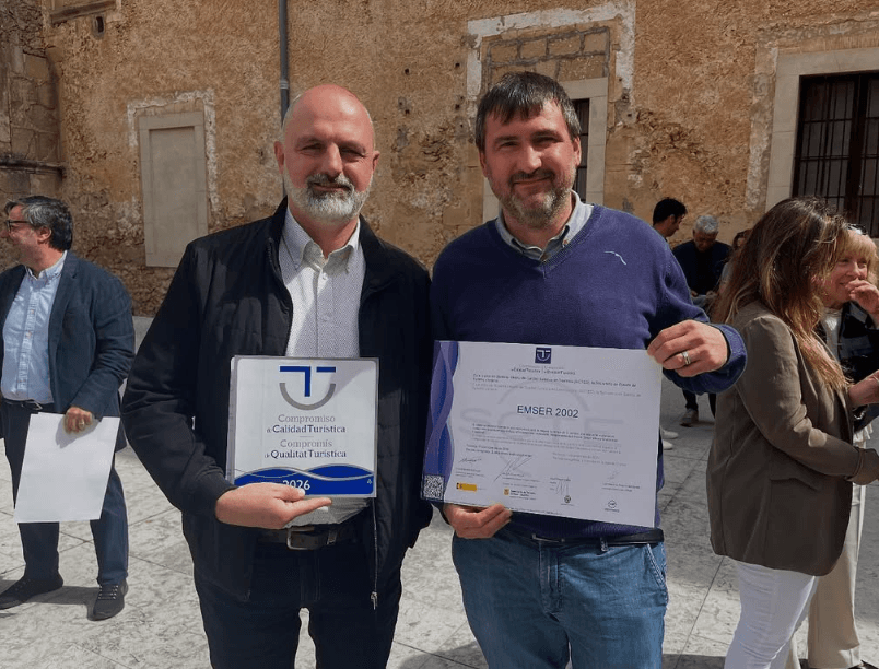 🏅 EMSER rep un dels reconeixements SICTED atorgats a l’Ajuntament de Pollença