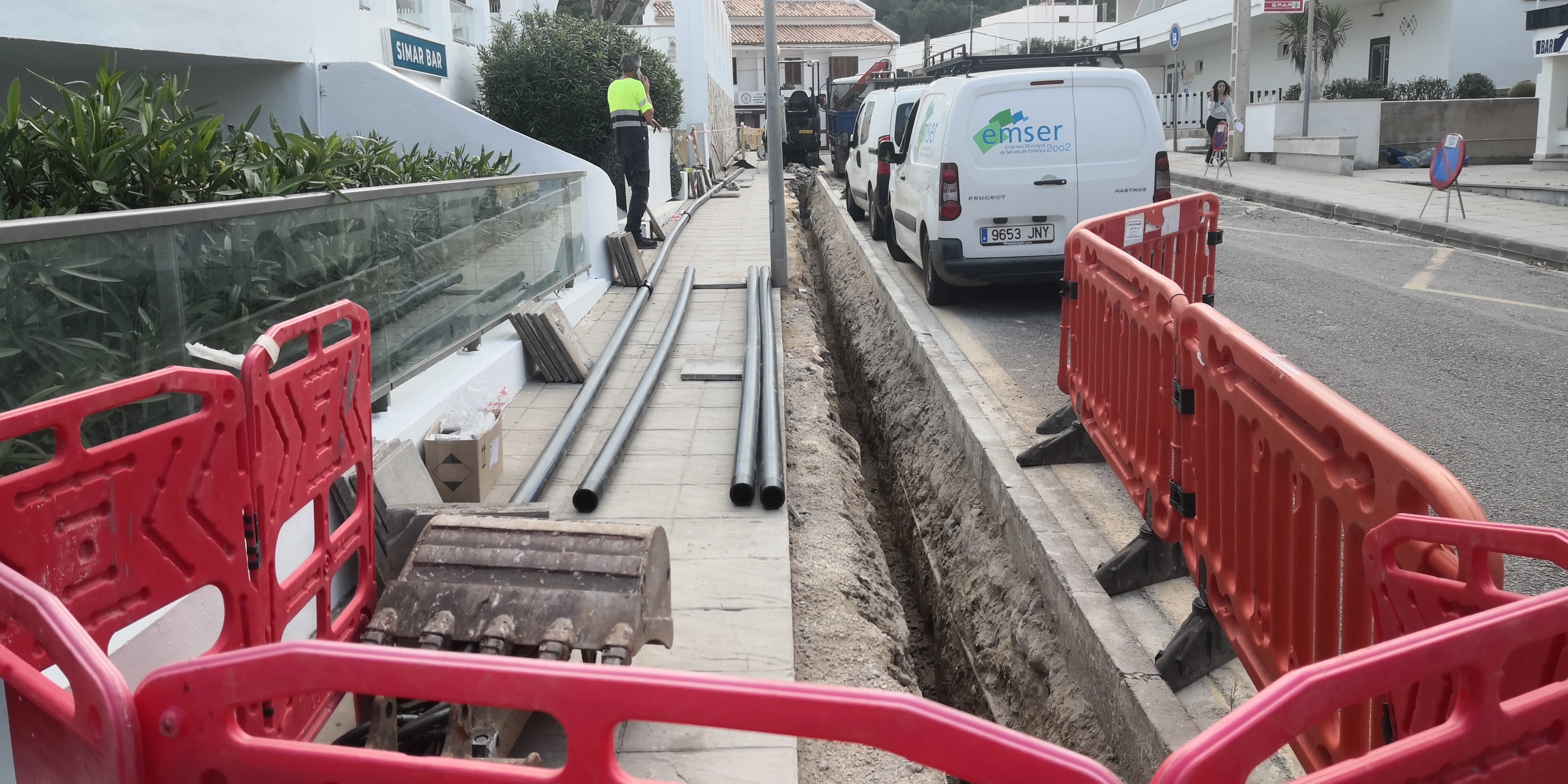 Millora de les infraestructures d'aigua potable a la Cala Sant Vicenç