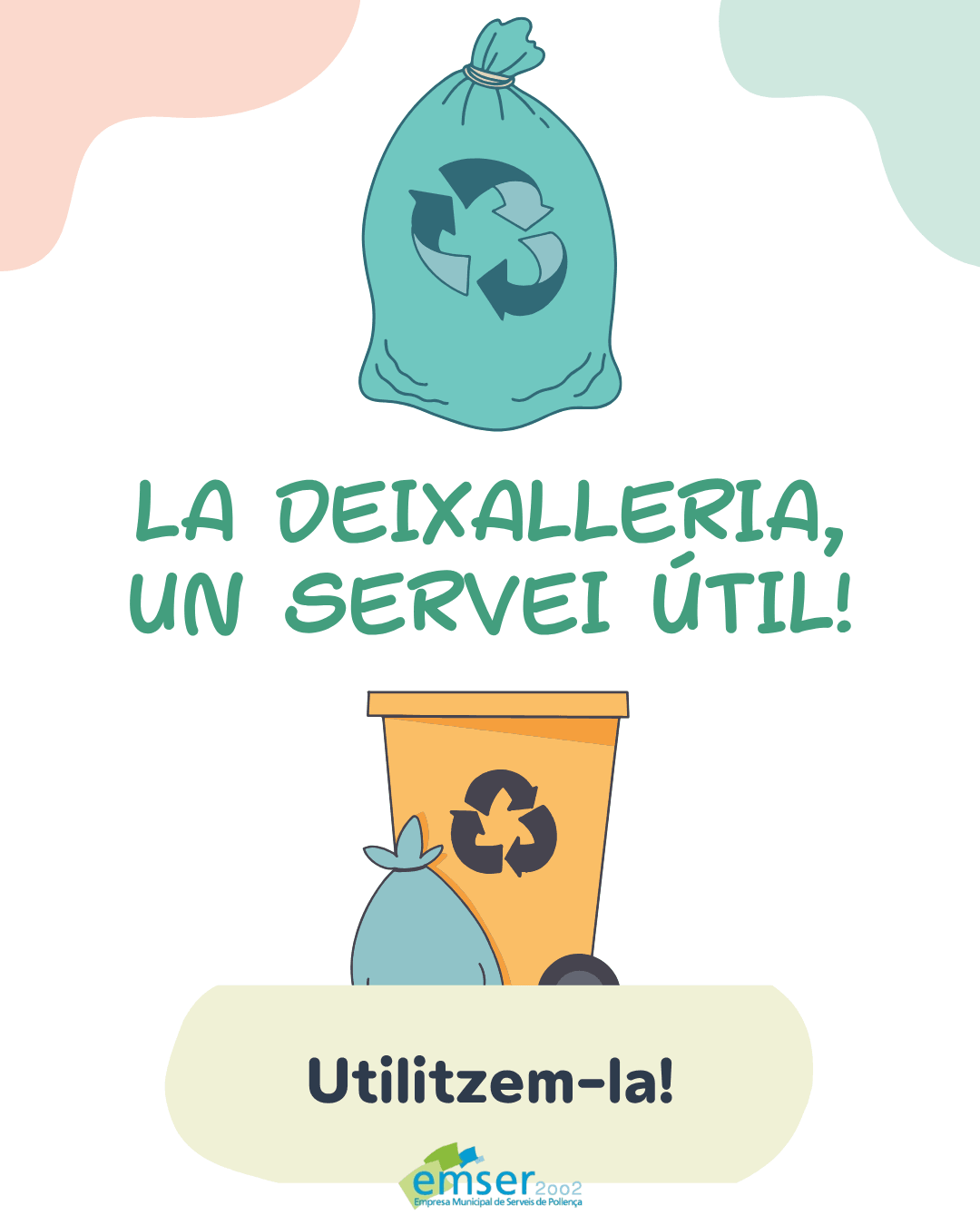 EMSER engega una campanya informativa sobre la deixalleria