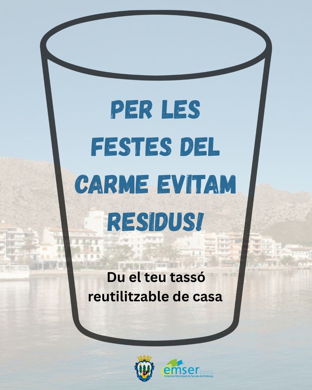 Per les festes del Carme evitam residus!