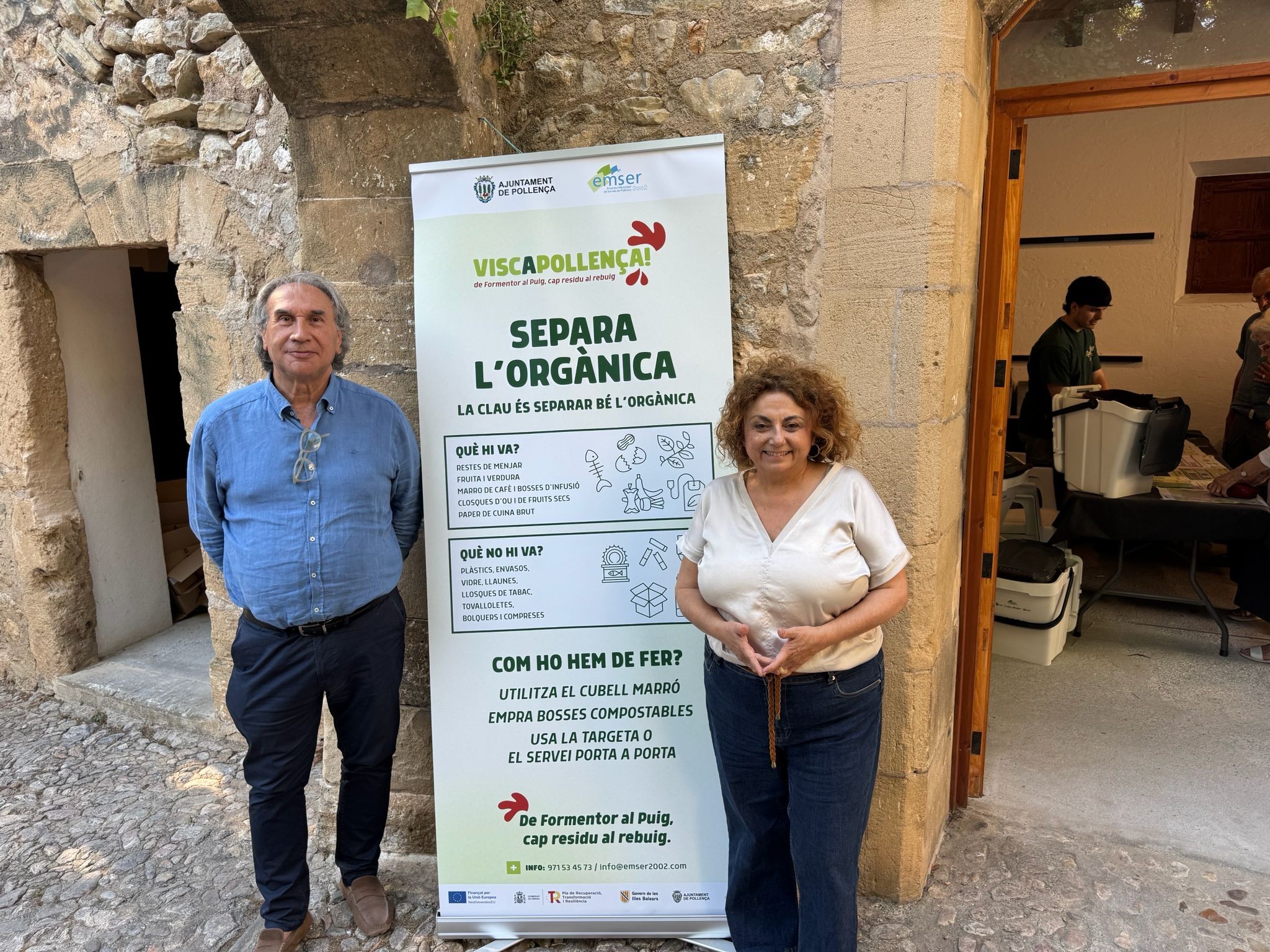 Pollença reparteix més de 1800 kits del nou servei de recollida selectiva porta a porta